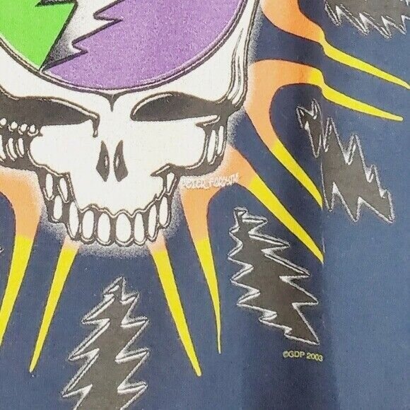 The Dead, Grateful Dead Peter Forsythe 2003 Tie Dye Long Sleeve Tee Sz XL NICE! - Picture 4 of 9